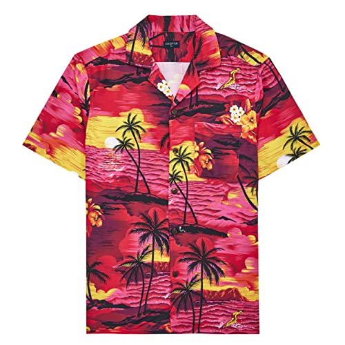 Red With Palm Trees