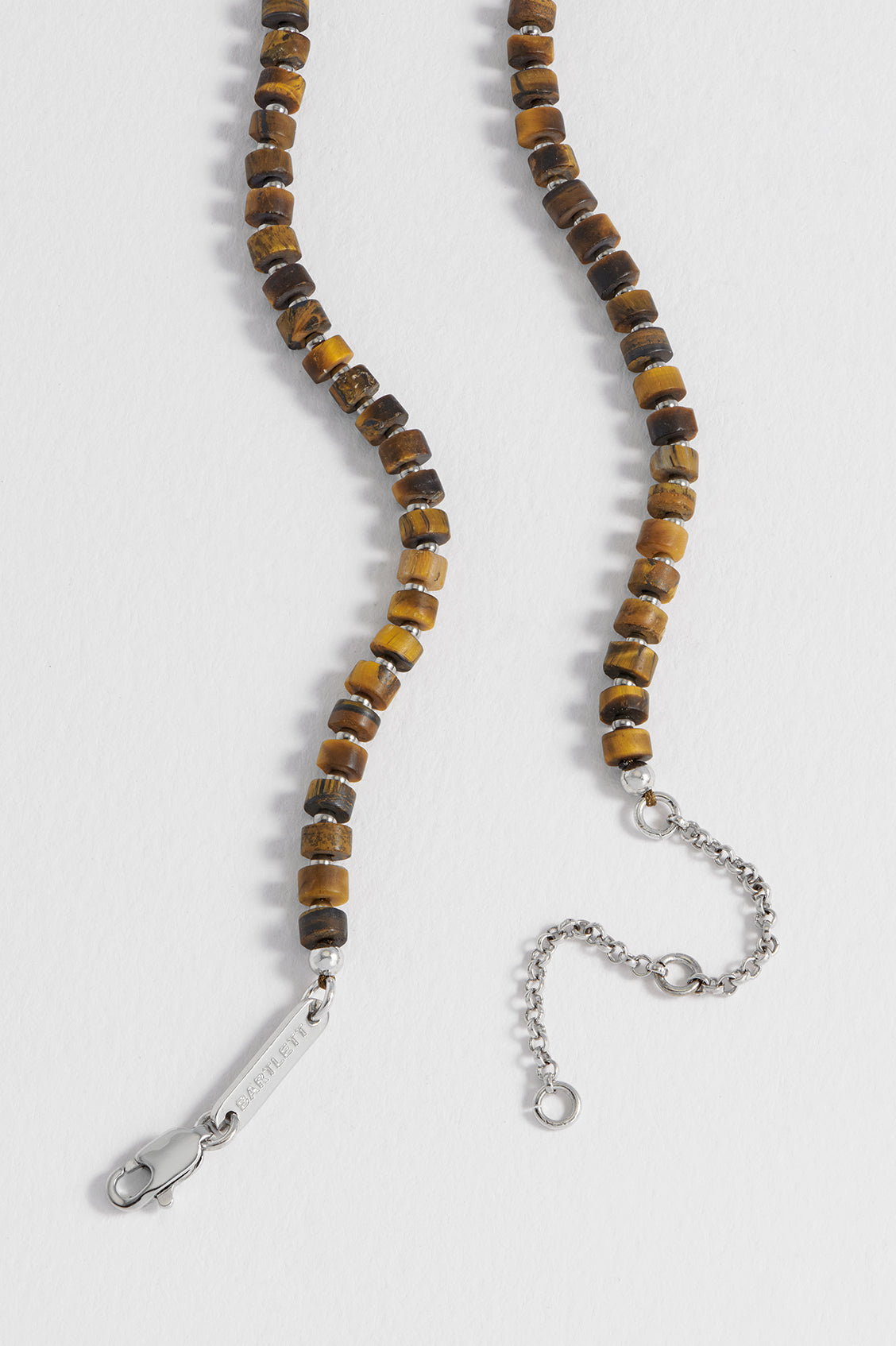 Gemstone Rondelle Necklace for Men - Natural Healing Crystal Beaded Jewelry - Perfect for Meditation, Gifts & Spiritual Healing
