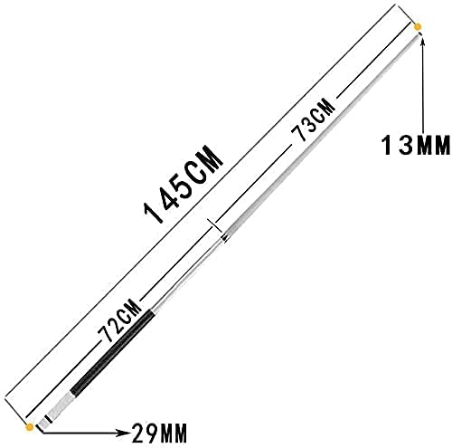 **Professional 17-19 Oz Pool Cue Stick for Beginners - 3/4 Cue with 29MM Grip & 13MM Tip (145CM) - Perfect for Home Billiards, Bars, and Game Rooms - WEWYQSJXBXF-211218**
