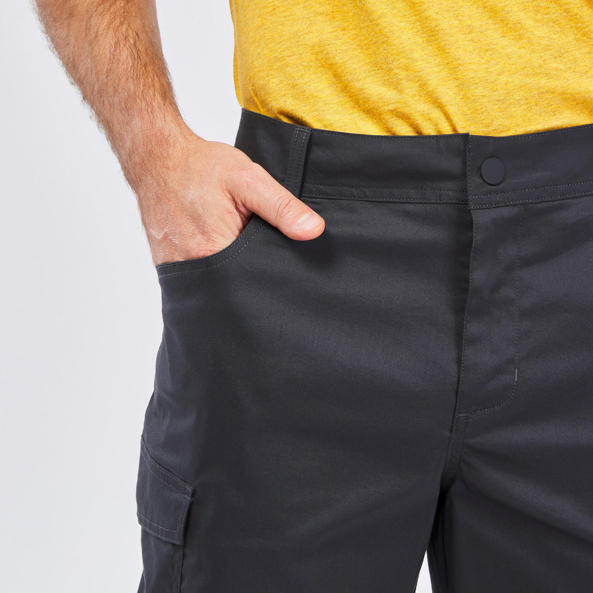 Quechua NH100 Men's Hiking Pants - Lightweight, Quick-Dry Outdoor Trekking Trousers for Camping & Mountain Climbing