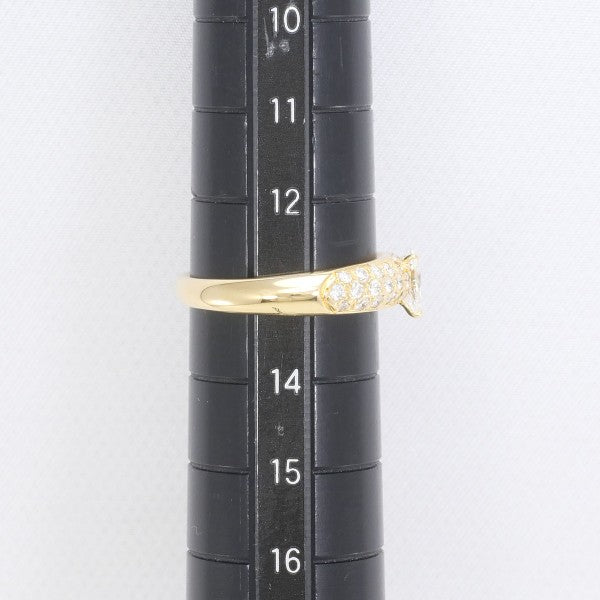 18K Yellow Gold Diamond Ring for Women - Elegant Solitaire Engagement & Wedding Band - Perfect for Proposals, Anniversaries, and Special Occasions