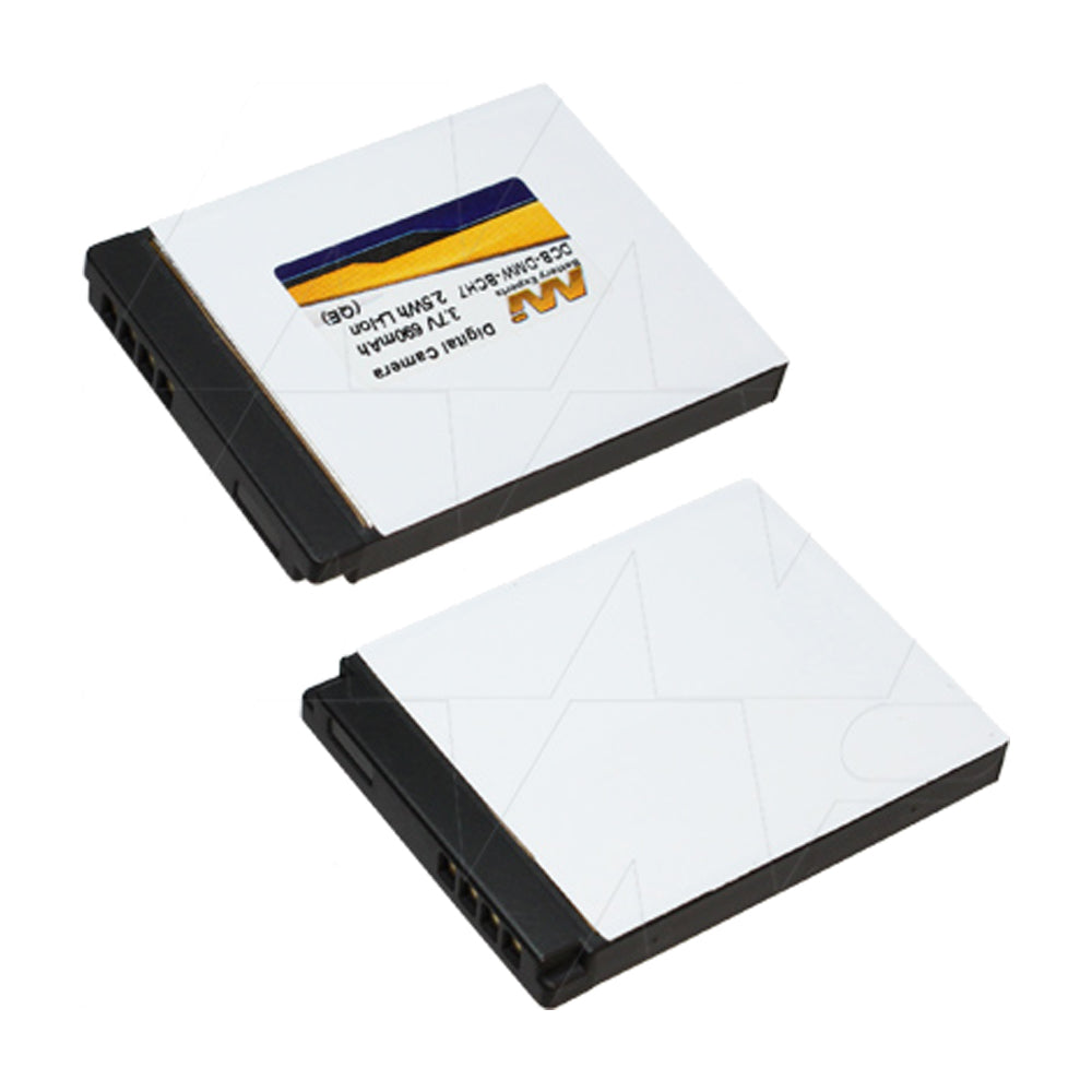 Replacement 3.7V 690mAh Li-Ion Battery for Panasonic Digital Cameras - Compatible with Multiple Models - Perfect for Travel & Photography Enthusiasts
