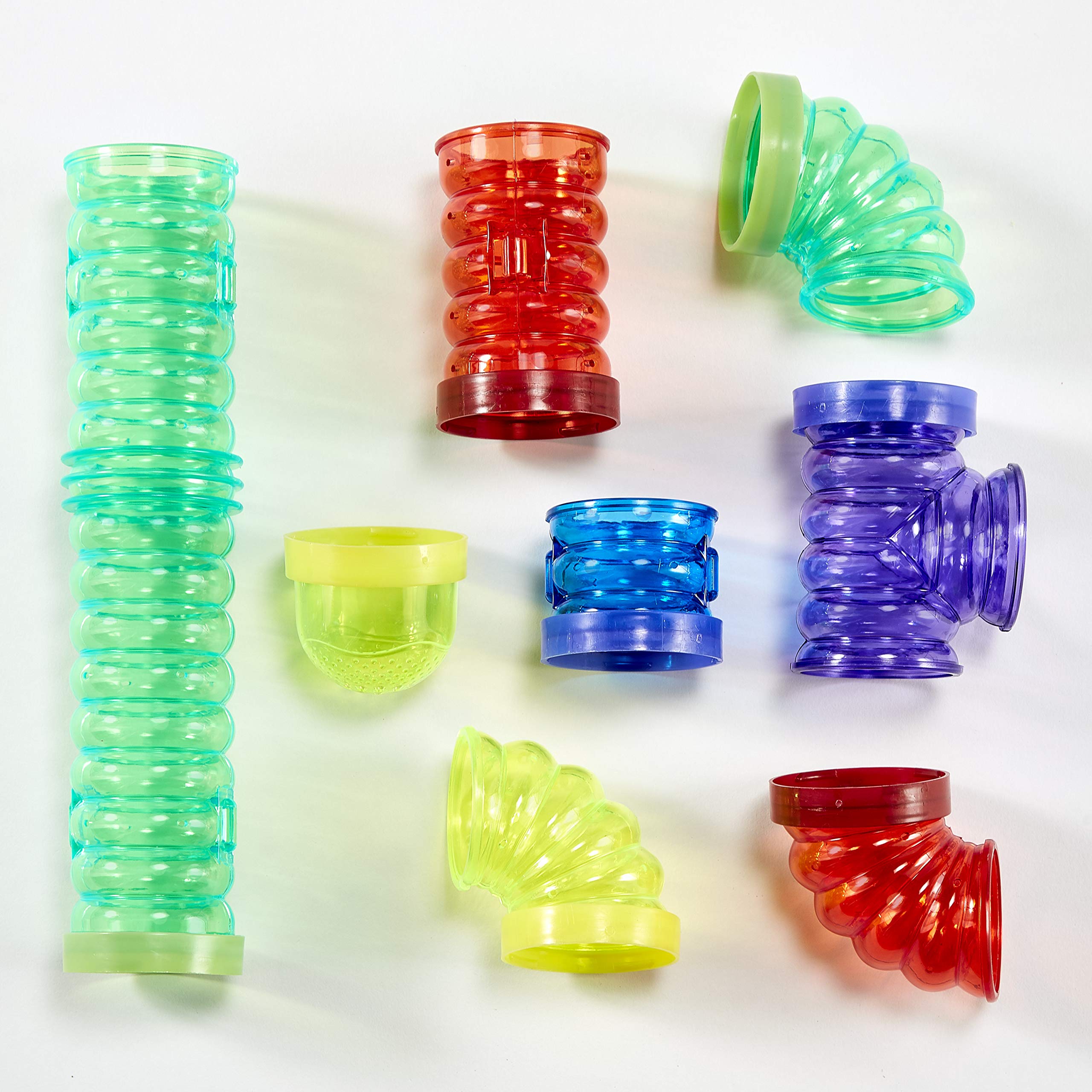 Kaytee Critter Trail Fun 16-Piece Small Animal Habitat Tubes for Hamsters, Gerbils & Mice - Expandable Play Tunnels for Cage Enrichment & Exercise