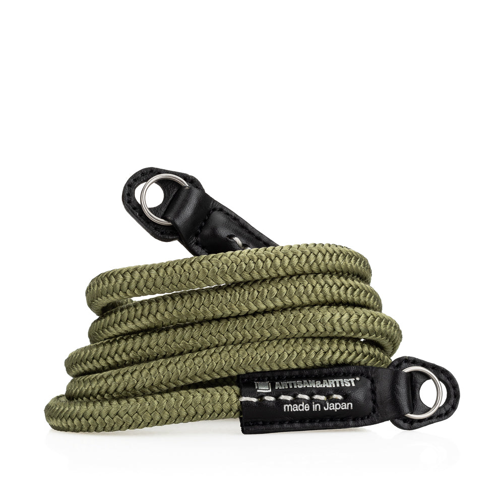 Artisan & Artist ACAM 306A Premium Silk Neck Strap for Cameras - Khaki Color | Comfortable & Durable Camera Strap for DSLR, Mirrorless & Film Cameras | Perfect for Travel, Street & Wedding Photography