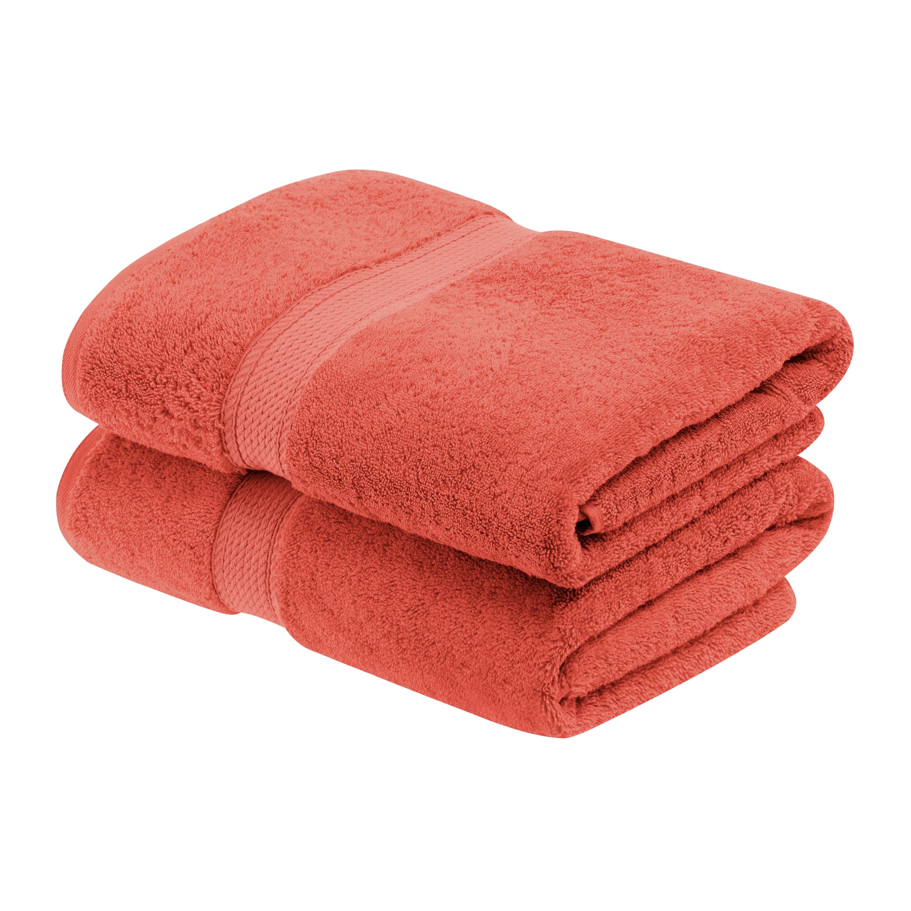 Premium Egyptian Cotton Bath Towel Set - Ultra Soft, Absorbent & Heavyweight 2-Piece Set for Spa, Bathroom & Luxury Home Use