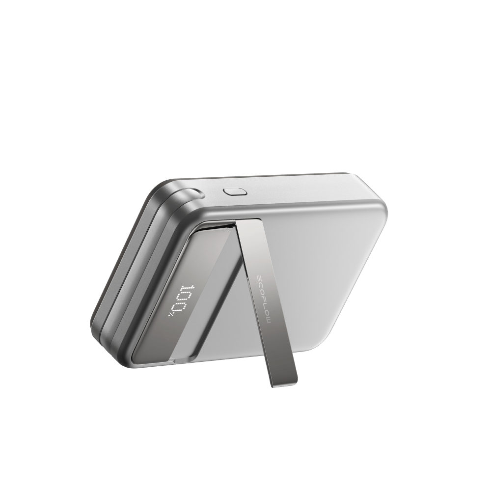 EcoFlow RAPID 10000mAh Magnetic Portable Charger - Fast Wireless Power Bank for iPhone 15/14/13, Samsung Galaxy - Perfect for Travel, Camping & Emergency Power Backup