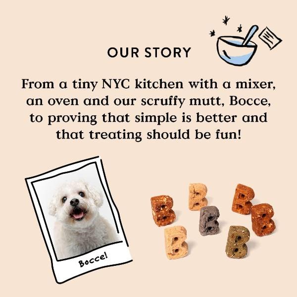 Bocce's Birthday Cake Crunchy Dog Treats - Healthy Natural Dog Biscuits for Training & Rewards - Perfect for Birthday Celebrations & Special Occasions
