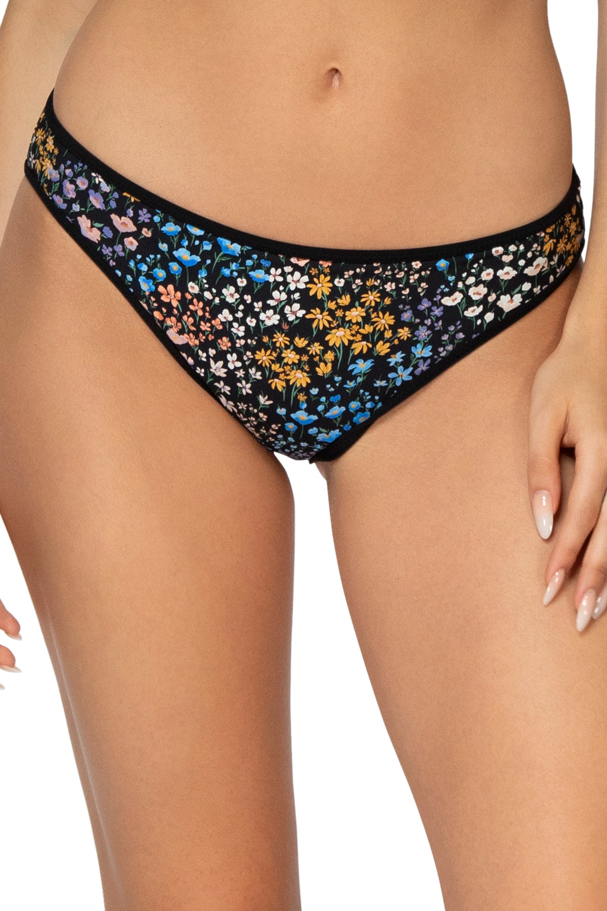 Lula Reversible Hipster Sunbloom Panties - Soft Cotton Underwear for Women, High Waist Comfortable Briefs - Perfect for Daily Wear, Yoga & Lounge