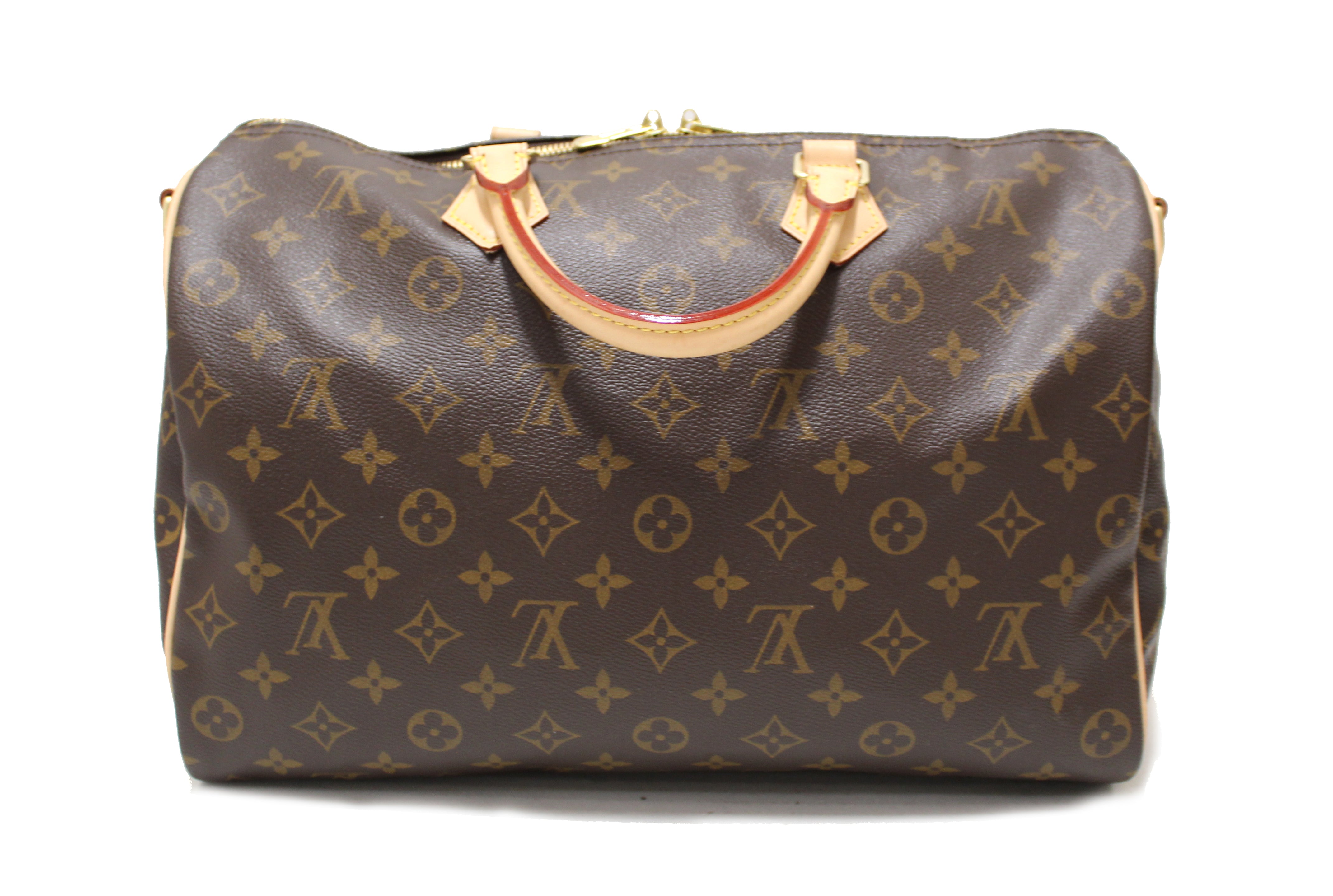Authentic Louis Vuitton Monogram Speedy 35 Bandouliere Crossbody Bag - Luxury Designer Handbag for Women, Perfect for Travel, Work & Everyday Use