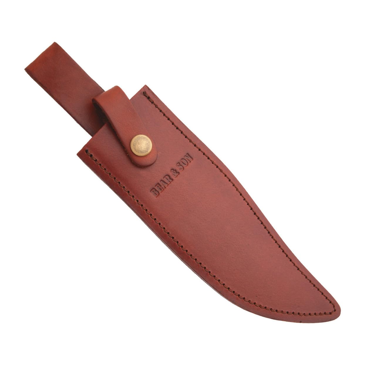 Premium Bear & Son Bowie Damascus Knife - High-Quality Handcrafted Hunting & Outdoor Survival Tool - Perfect for Camping, Hiking & Bushcraft Adventures