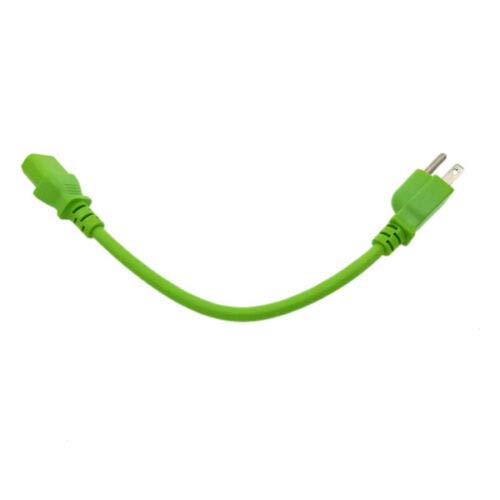 Original Green 1FT Power Supply Cord Cable for Microsoft Xbox ONE - Replacement AC Adapter Charger Brick - Perfect for Gaming Setups & Home Entertainment Systems