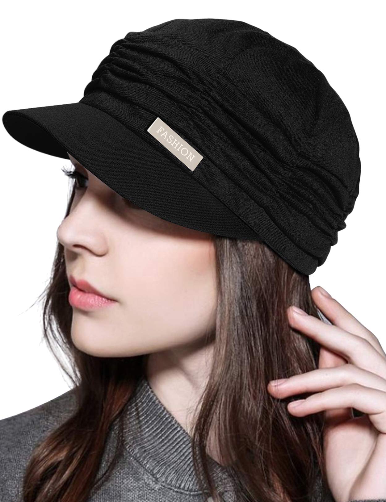 WETOO Women's Newsboy Cap - Stylish Vintage Beret Hat for Women - Fashionable Cloche Hat for Casual Outfits & Outdoor Activities