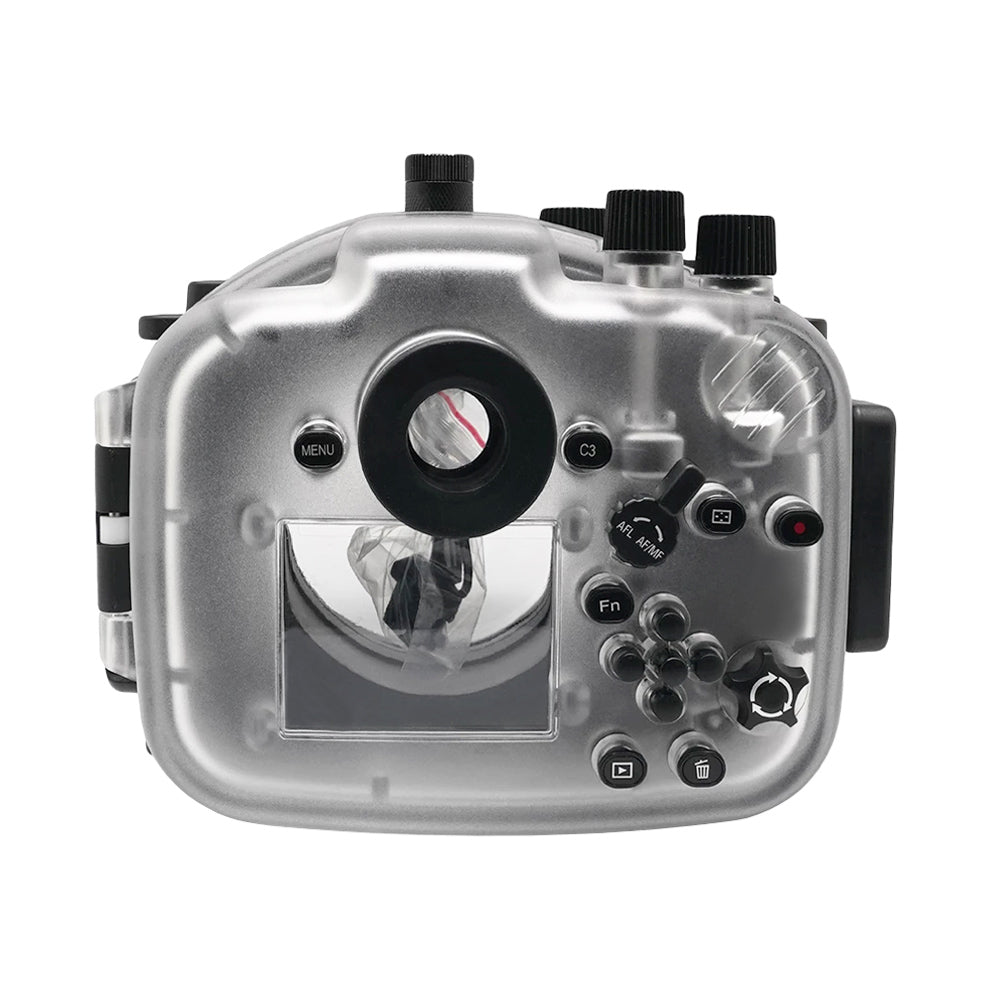 Sony A7 II NG V.2 Series 40M/130FT Underwater Camera Housing with Aluminum Pistol Grip (Standard Port) Black - Professional Underwater Photography for Scuba Diving & Marine Exploration