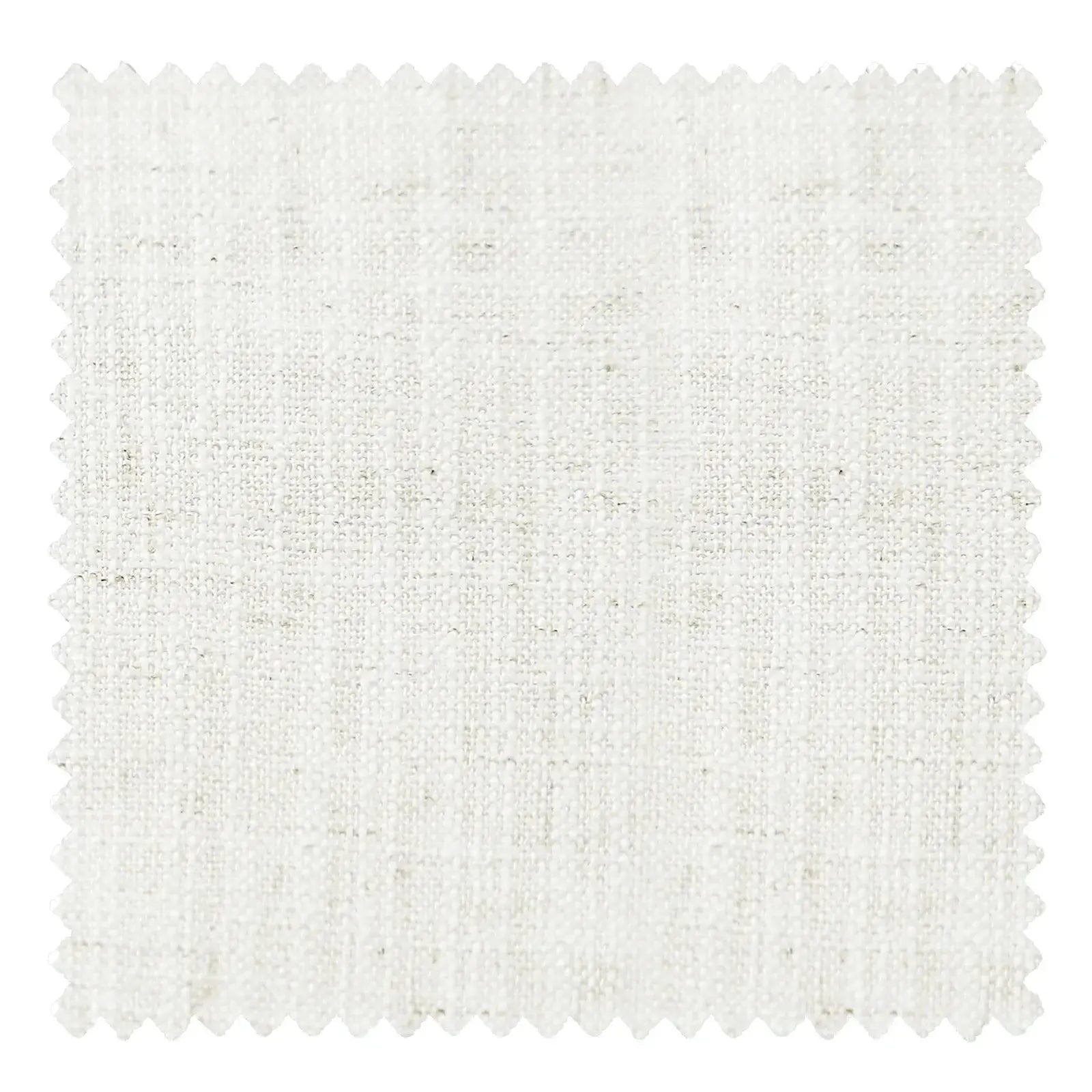 Linen Curtains Unlined Ivory White - Light Filtering Window Drapes for Living Room & Bedroom