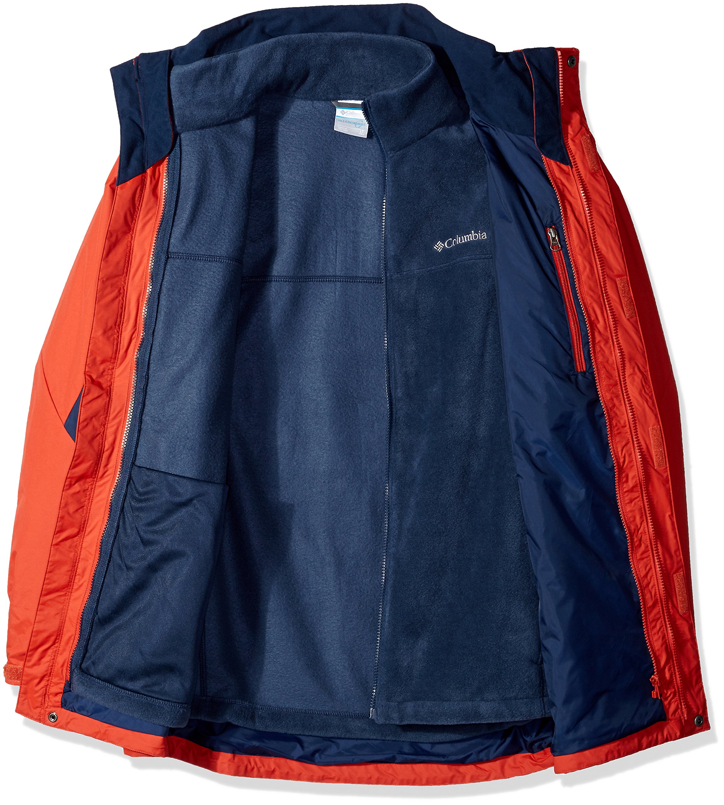 Columbia Men's Eager Air Interchange 3-in-1 Waterproof Jacket - Lightweight, Breathable Outerwear for Hiking, Camping & Outdoor Adventures