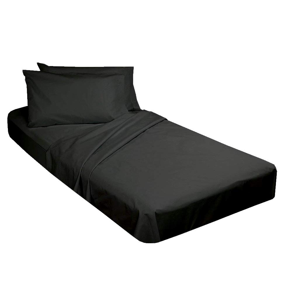 4-Piece Twin/Cot Size Bunk Bed Sheets Set - Fitted Sheet for Narrow Twin, RV Bunk & Guest Beds - 30