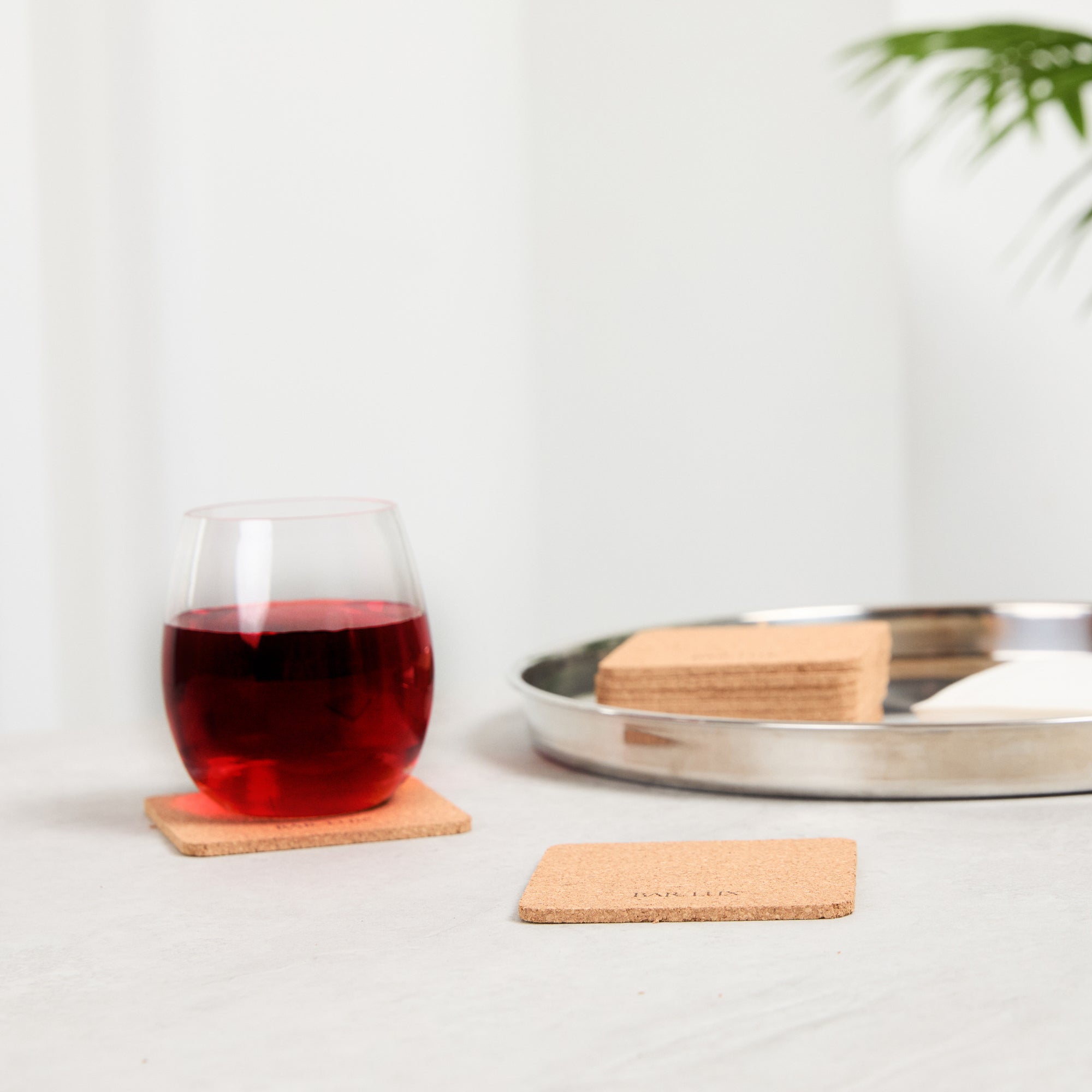 Premium Square Cork Coasters 3.5