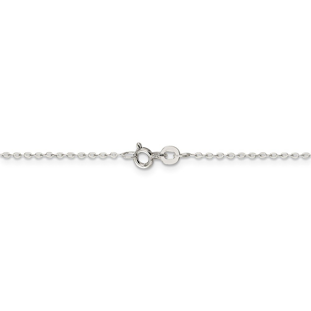 925 Sterling Silver 0.5mm Flat Cable Chain Necklace - 24 Inch Dainty Jewelry for Women, Perfect for Layering, Gift Giving & Everyday Wear