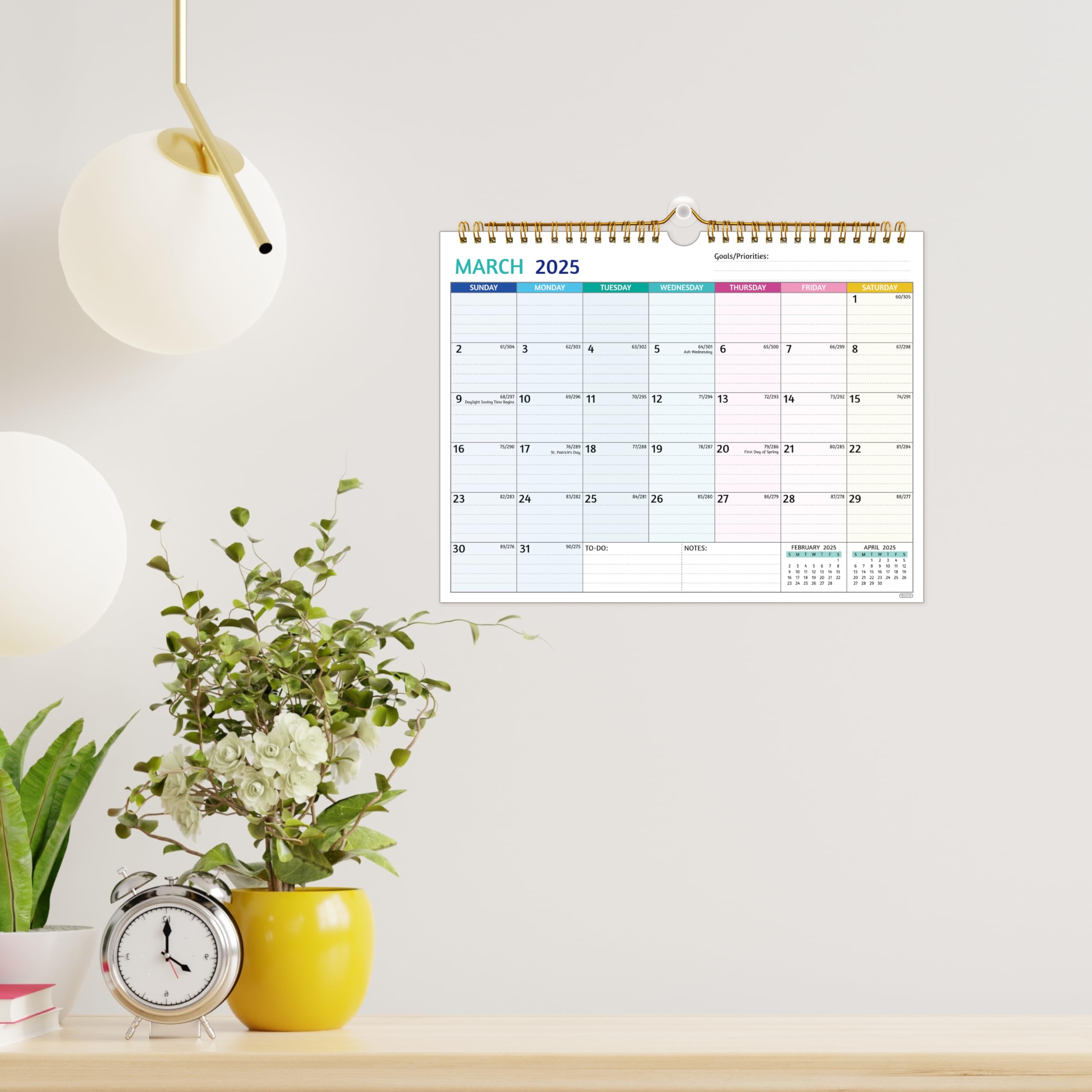 2025-2027 Wall Calendar | 24-Month Planner from March 2025 to February 2027 | 11