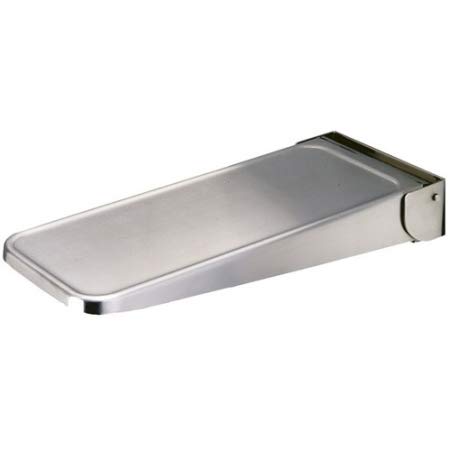 Bobrick B-287 Stainless Steel Folding Utility Shelf - Heavy Duty Storage Shelf for Kitchen, Garage, Laundry Room & Office Organization