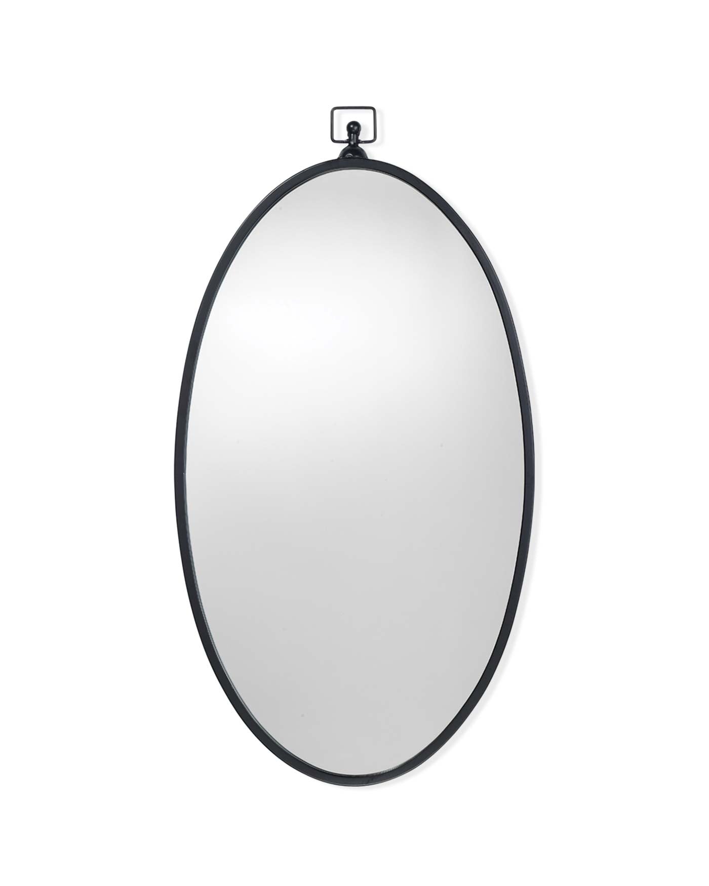 Black Wade Mirror - Full-Length Wall Mirror for Home Decor, Bedroom, Living Room & Entryway - Stylish & Functional Floor Mirror for Dressing & Vanity Use