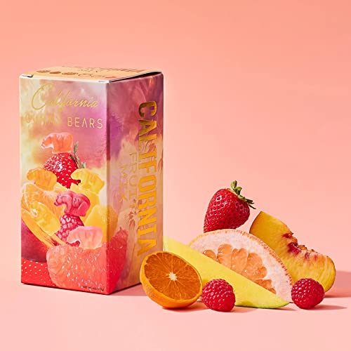 California Gummy Bears 4oz Gift Box - Assorted Fruit Flavors - Perfect for Parties, Gifts & Snacking