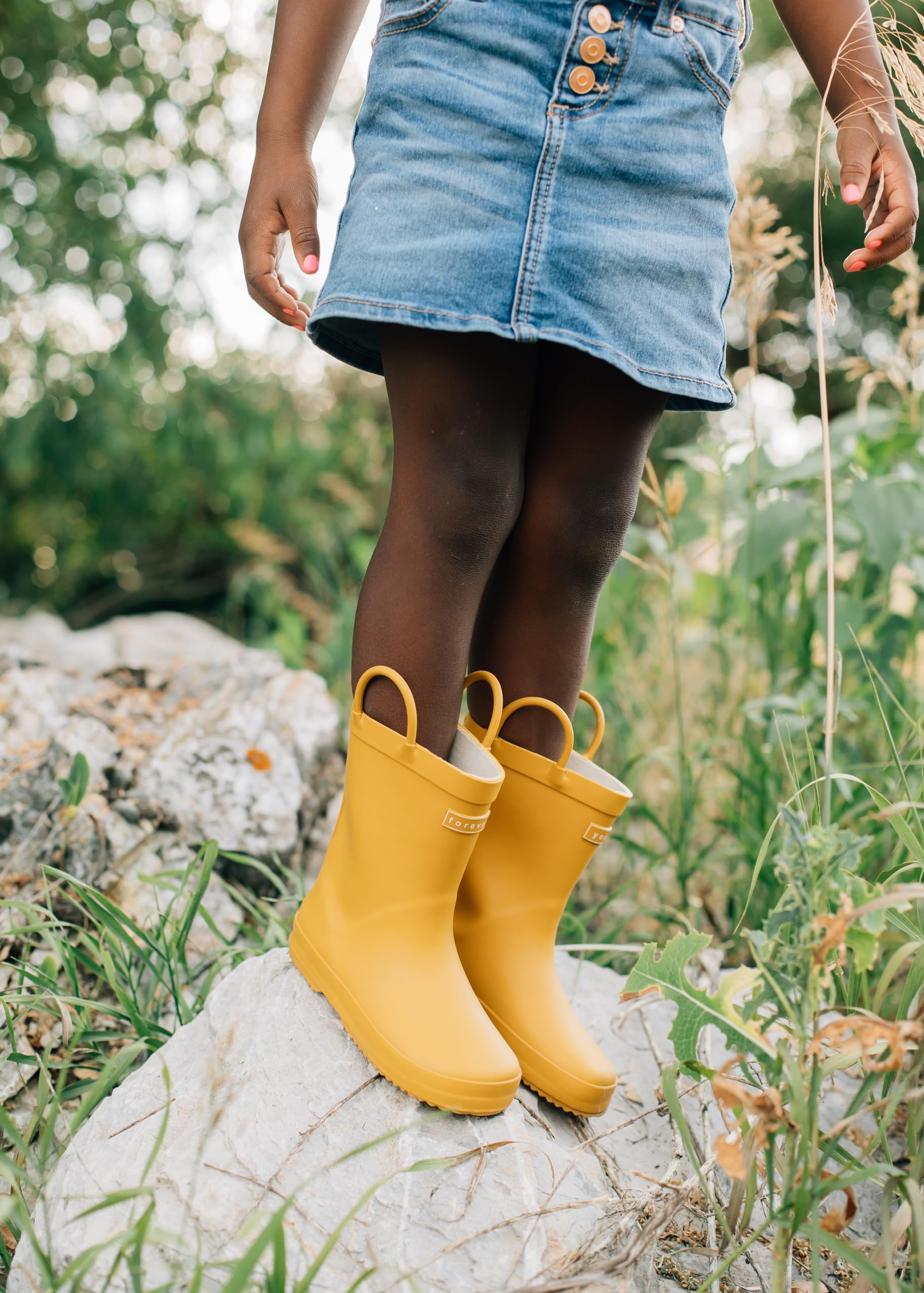 Puddle Buddies Toddler & Kids Rain Boots for Boys & Girls - Waterproof Mud Boots for Outdoor Play, Puddle Jumping, and Gardening | Durable & Comfortable Kids' Rain Shoes