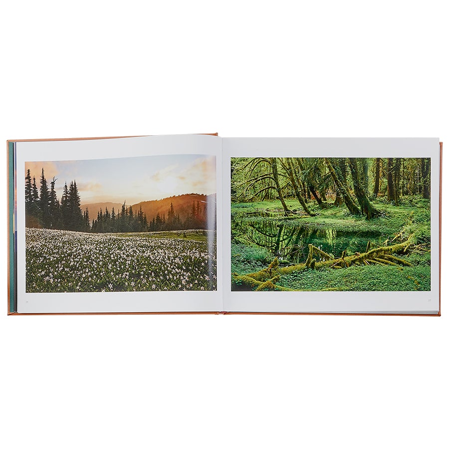 Treasured Lands Leather Bound Book - National Parks Travel Guide & Scenic Photography Collection | Perfect for Hiking, Camping & Outdoor Adventure Enthusiasts