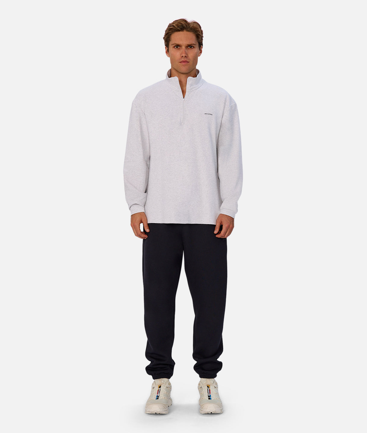 Premium Performance Long Sleeve T-Shirt for Men & Women - New Marle Grey - Gym, Running, Yoga & Casual Wear