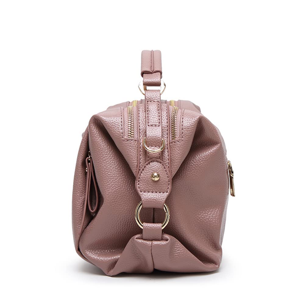 Yohora Women's PU Leather Top Handle Shoulder Crossbody Bag - Adjustable Strap Satchel Purse Wallet for Work, Travel & Everyday Use