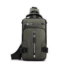 Waterproof Crossbody Sling Backpack for Men & Women - USB Charging Port, Lightweight Travel Bag for Hiking, Commuting & Outdoor Adventures