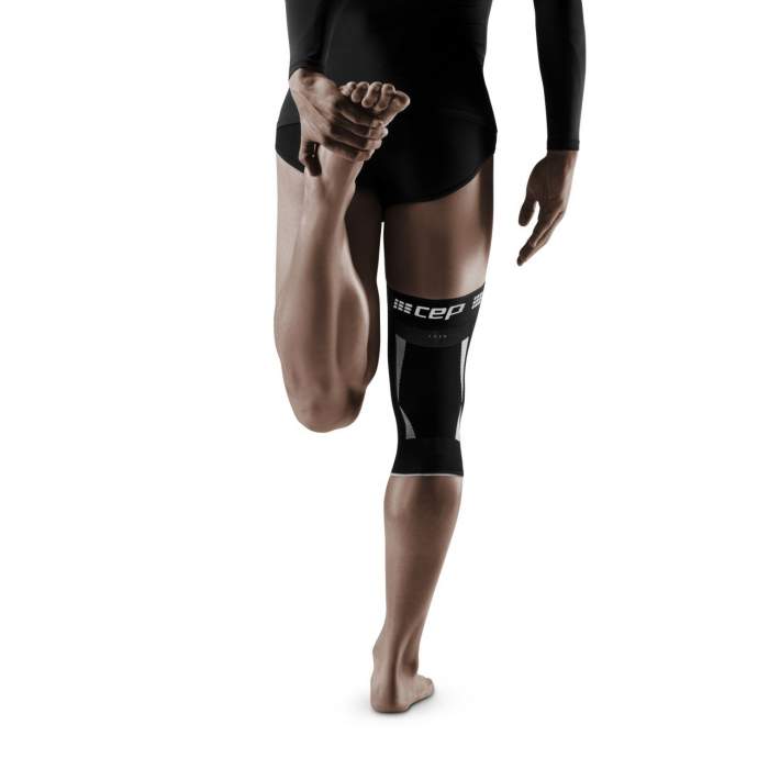 CEP Unisex Orthopedic Knee Sleeve - Black/Grey (WO61V6) - Support for Running, Basketball, Gym & Arthritis Pain Relief