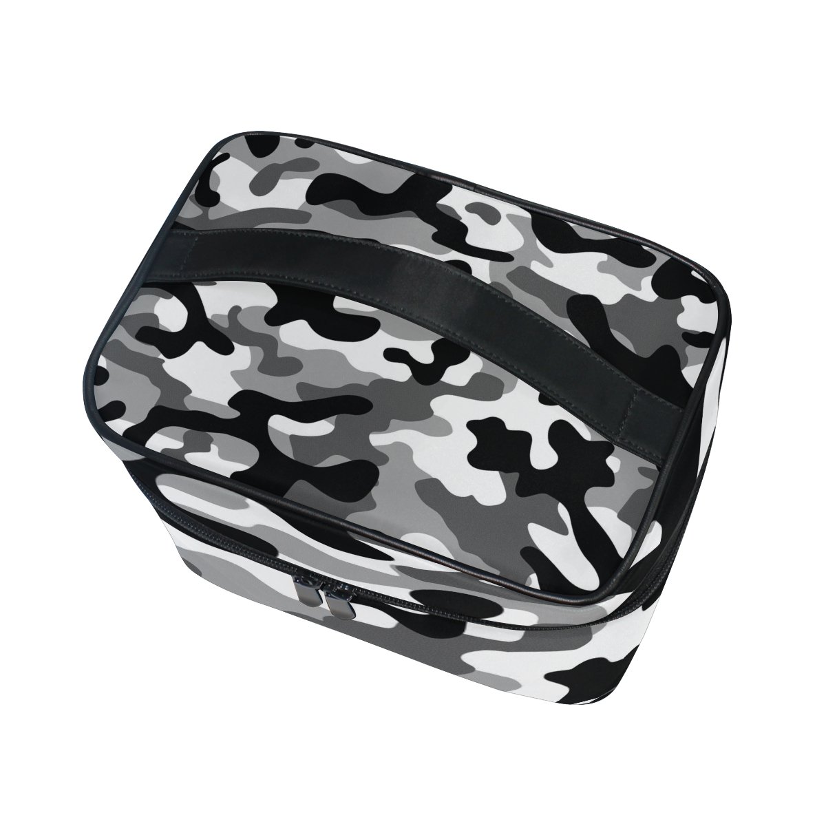 Military Camouflage Cosmetic Bag for Women - Waterproof Travel Makeup Train Case with Multiple Compartments | Perfect for Travel, Gym, Camping & Daily Organization (Cooper Girl)