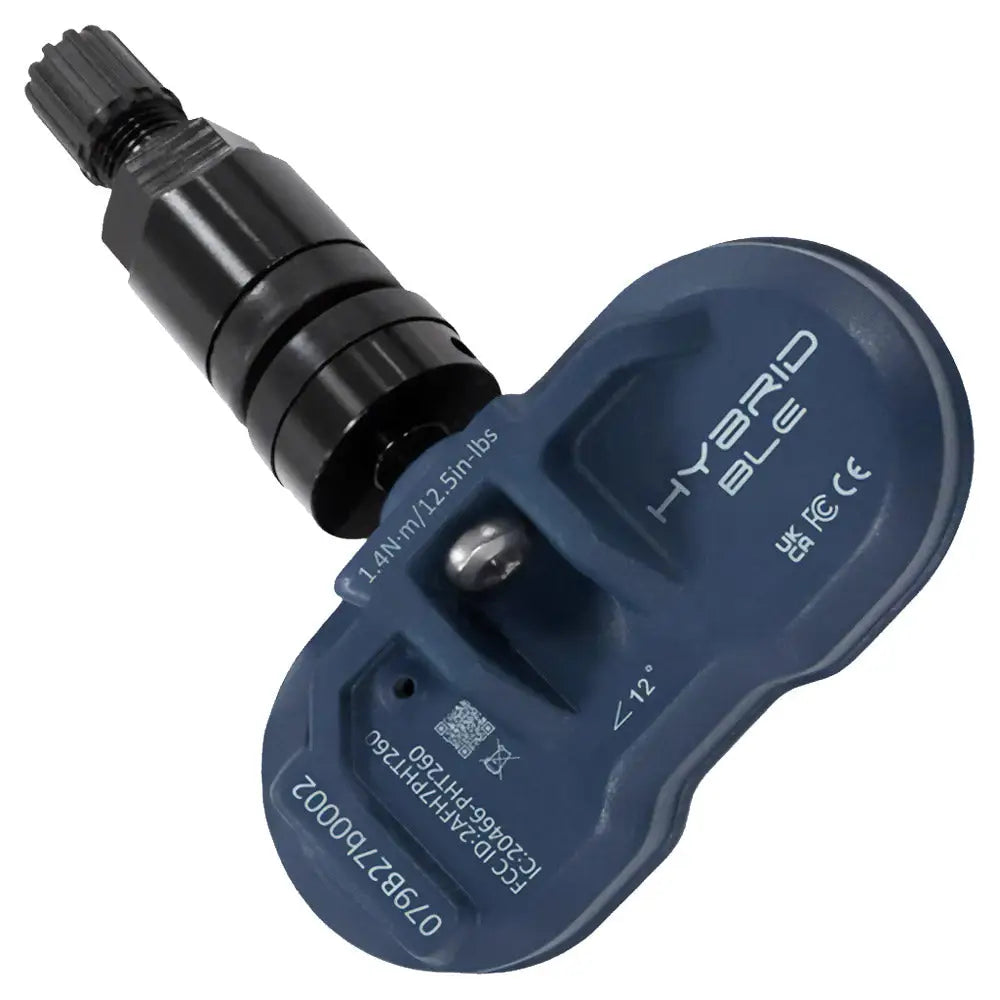 Hamaton U PRO Tesla BLE Tire Pressure Monitoring Sensor - Black Clamp-In Valve (HTS B10BN US) | Wireless TPMS for Tesla Model 3/Y/S/X | Real-Time Tire Pressure Monitoring for Enhanced Safety & Performance