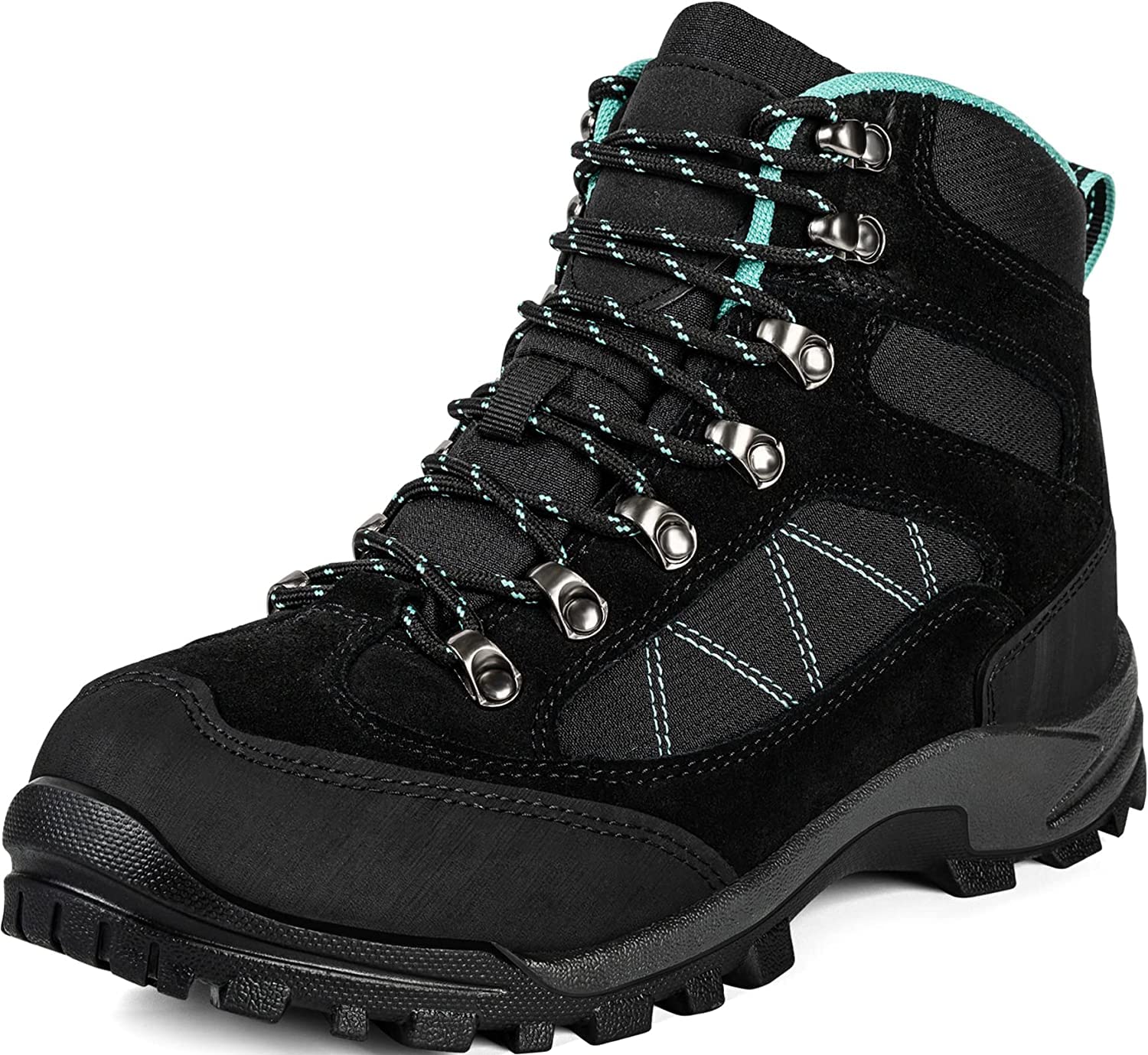 Waterproof Women's Hiking Boots with Ankle Support - Breathable Non-Slip Backpacking Boots for Outdoor Adventures, Trail Walking & Camping