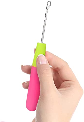 Latch Hook Crochet Needle Kit for DIY Yarn Projects - Perfect for Rug Making, Wall Hangings & Home Decor Crafts