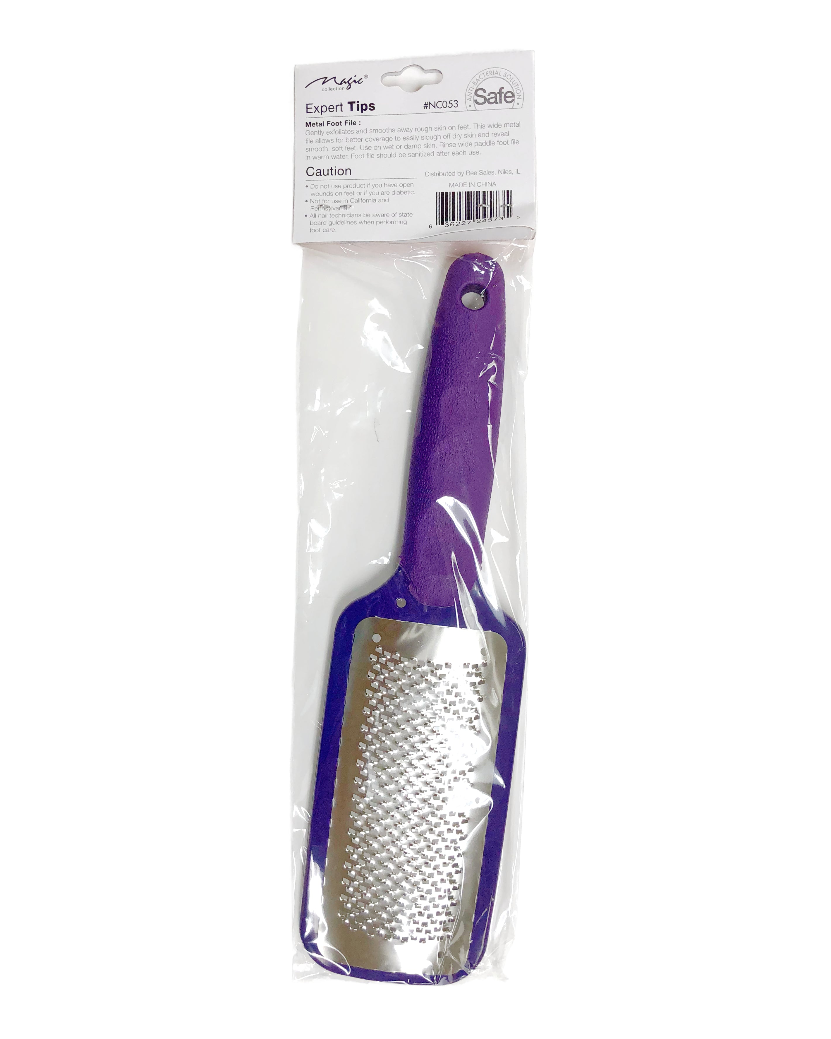 Premium Stainless Steel Foot File - Callus Remover & Dead Skin Scrubber for Soft Smooth Feet - Perfect for Pedicure, Home Foot Care & Spa Treatments