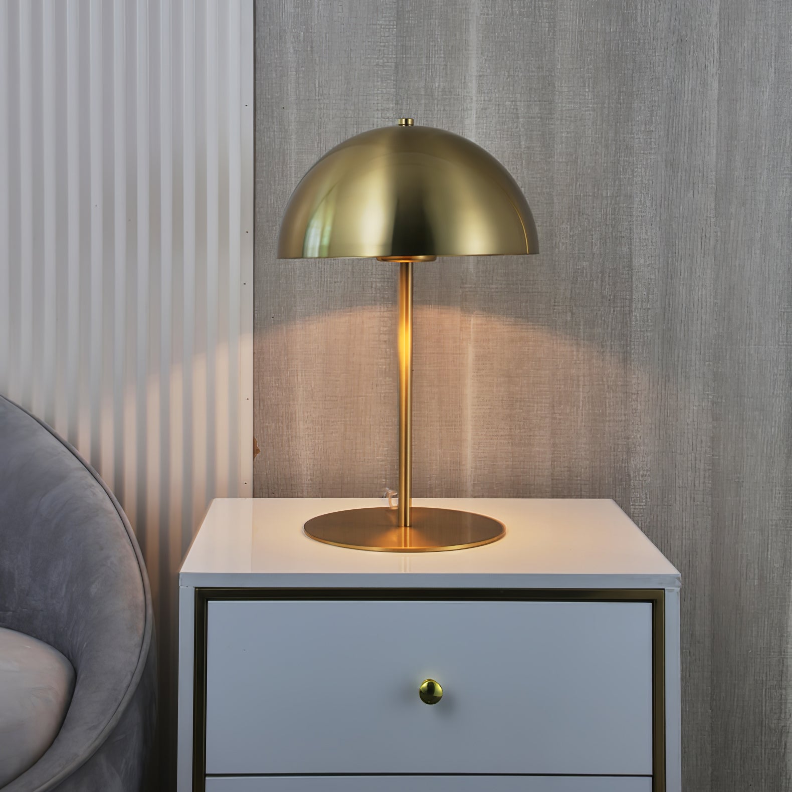 Hanna Table Lamp - Modern LED Bedside Lamp with USB Port, Adjustable Brightness for Bedroom, Living Room, Office - Perfect for Reading, Working & Night Light