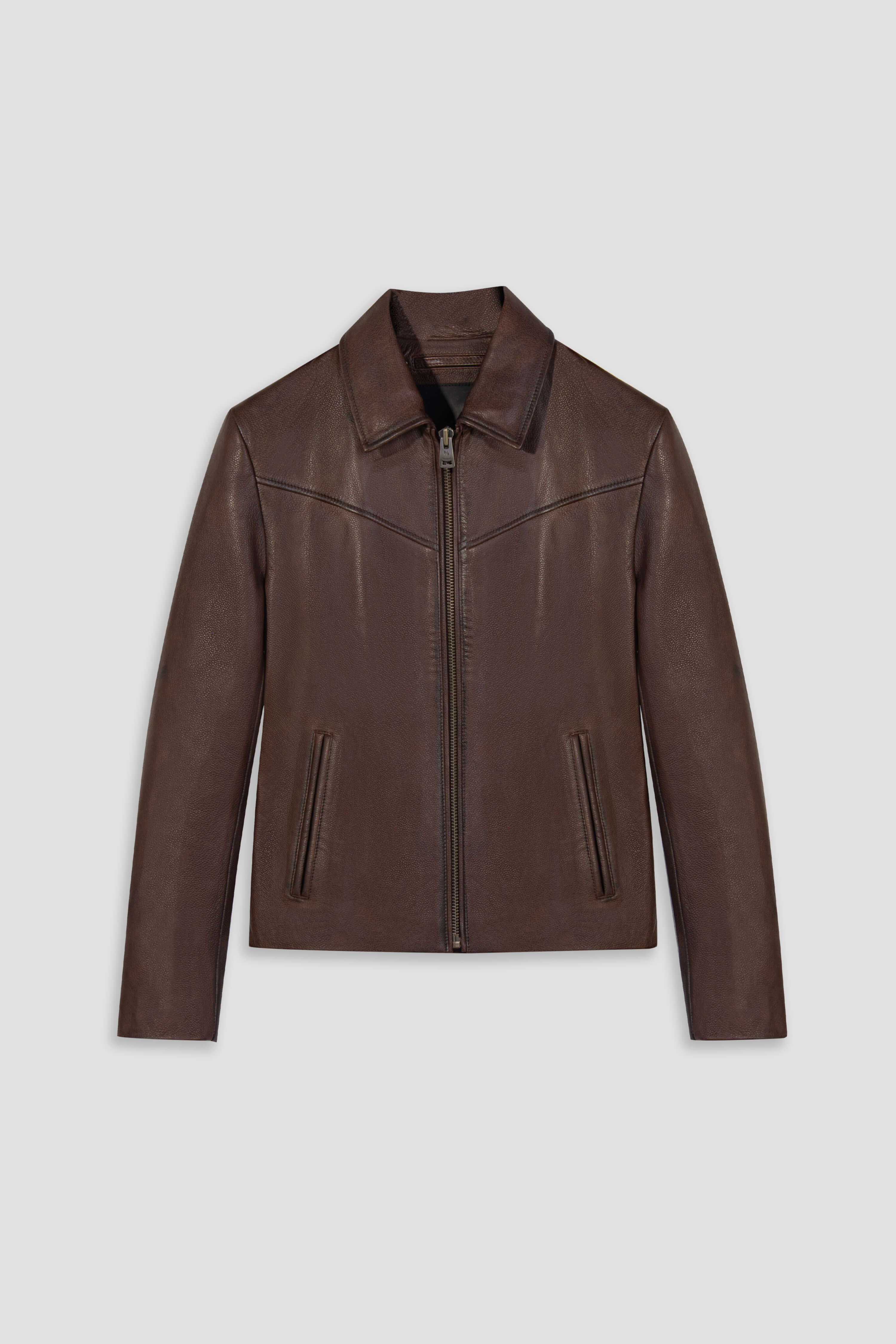 Vintage Brown Leather Jacket for Women - Classic Hendrix Style Motorcycle Biker Jacket | Perfect for Casual Outfits, Night Out & Fall Fashion