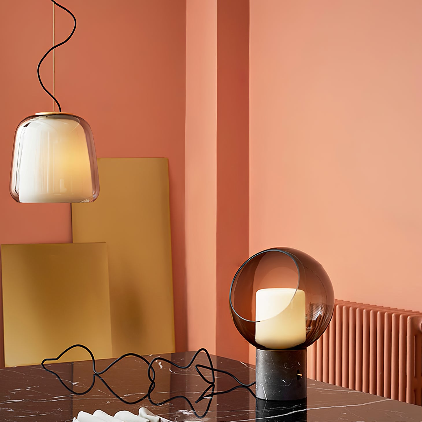 Evedal Table Lamp - Modern LED Desk Light with Adjustable Brightness for Bedroom, Office & Study Room - Perfect for Reading, Working & Relaxing