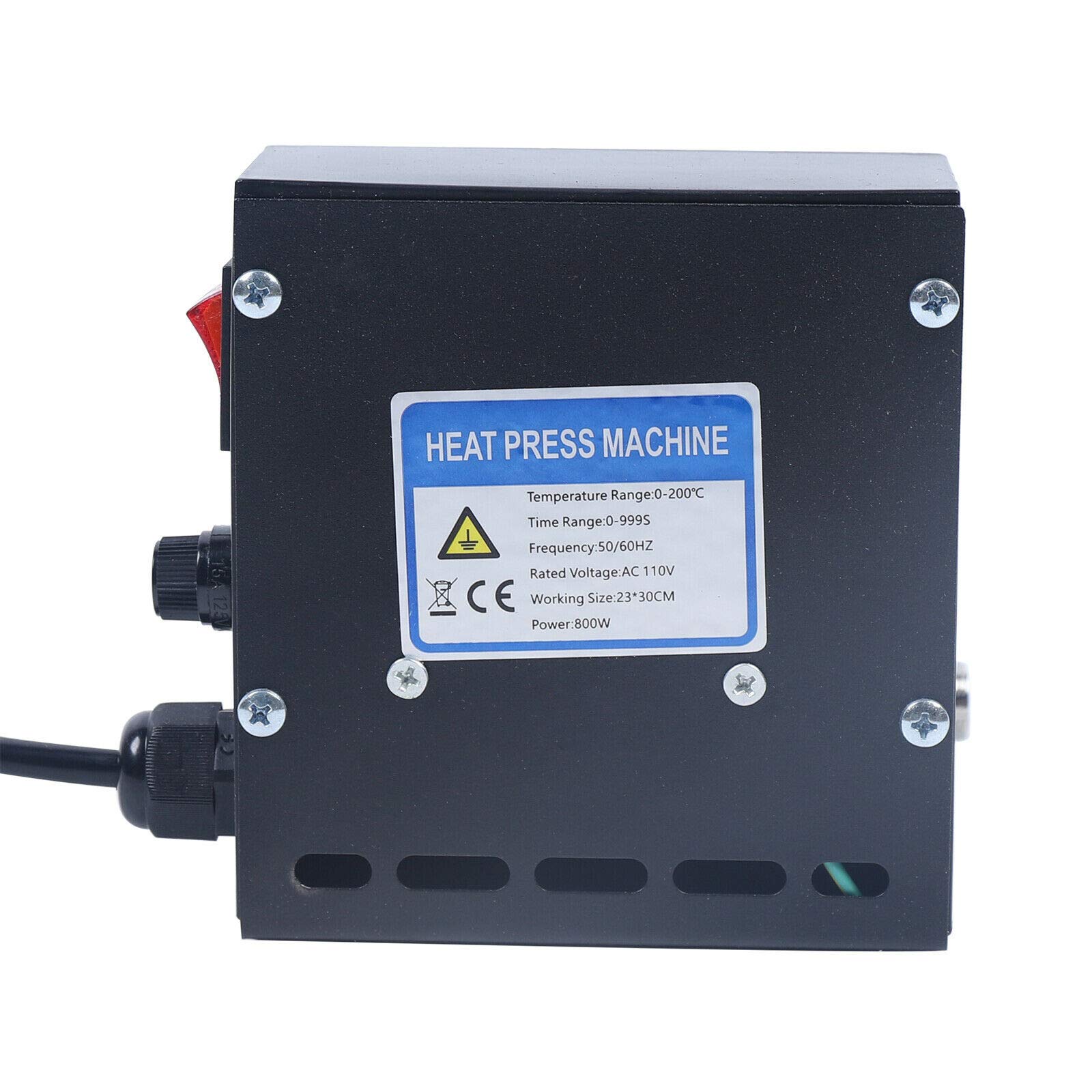 Digital Dual Display Heat Press Control Box 110V US Plug - Precise Temperature Controller for Mug, Plate, Stone Photo & T-Shirt Heat Press Machine - Perfect for Custom Printing, Sublimation & DIY Craft Projects