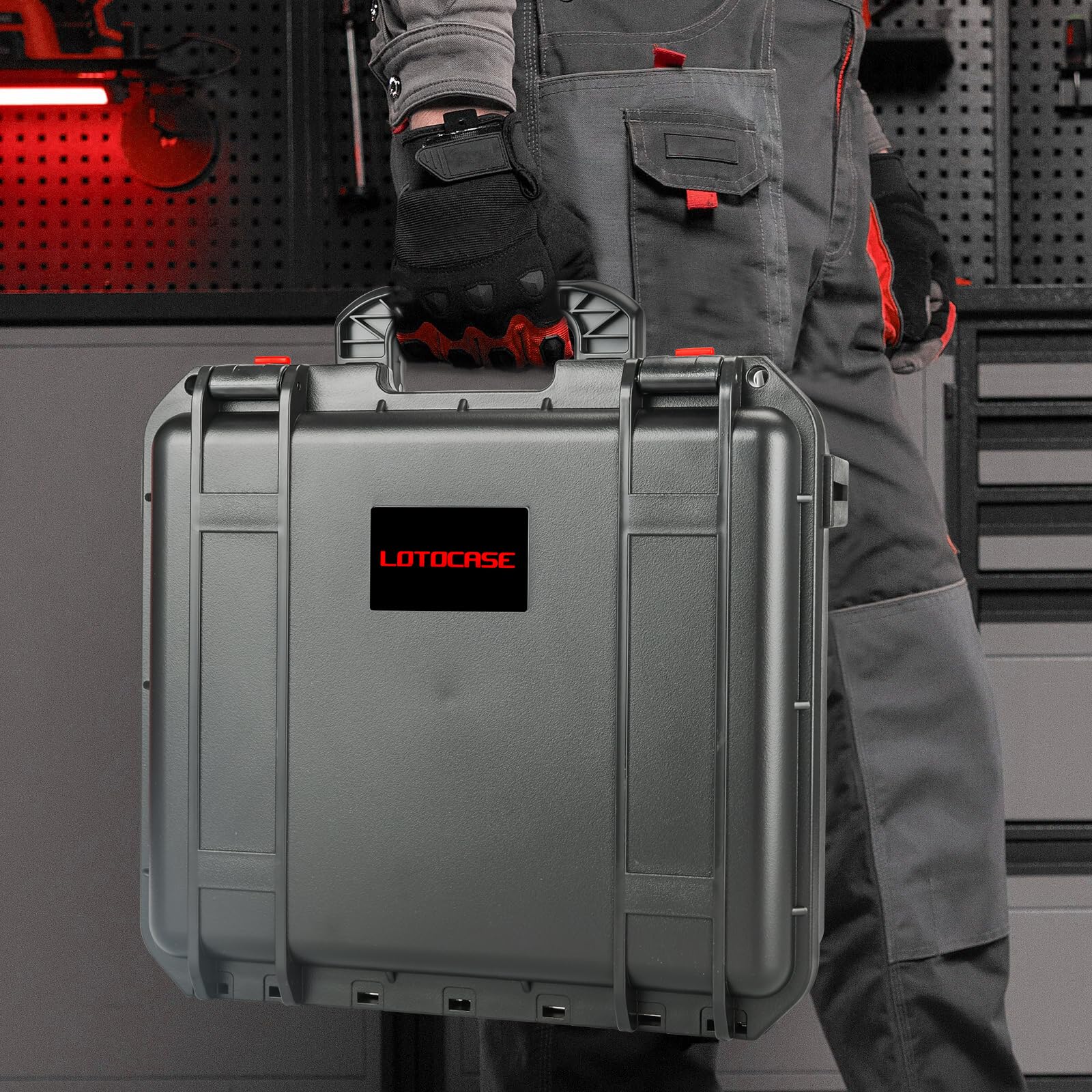 Milwaukee M18 Fuel Jigsaw Hard Storage Case - Replacement Tool Carrying Case for Milwaukee 2737-20 D-Handle Jig Saw (Batteries & Charger Not Included) - Durable Protection for Job Sites & Workshop Storage