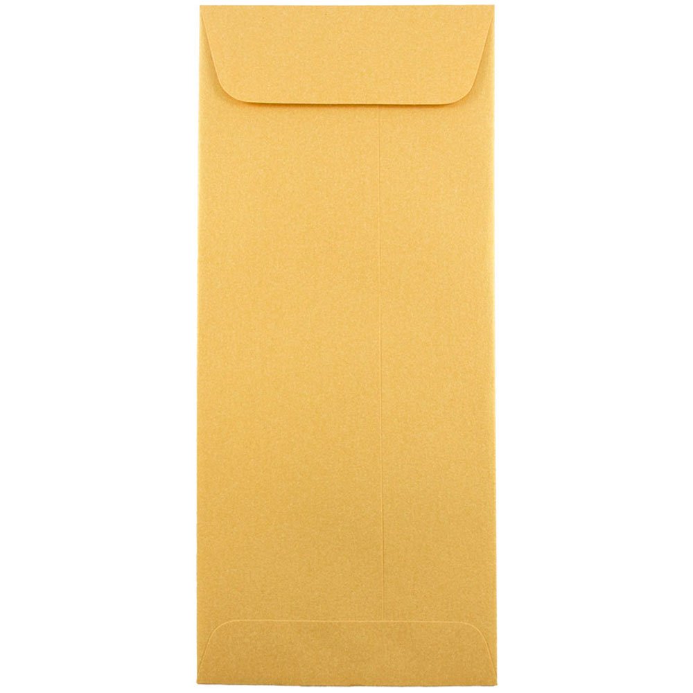 JAM PAPER #10 Metallic Gold Stardream Business Envelopes - 4 1/8
