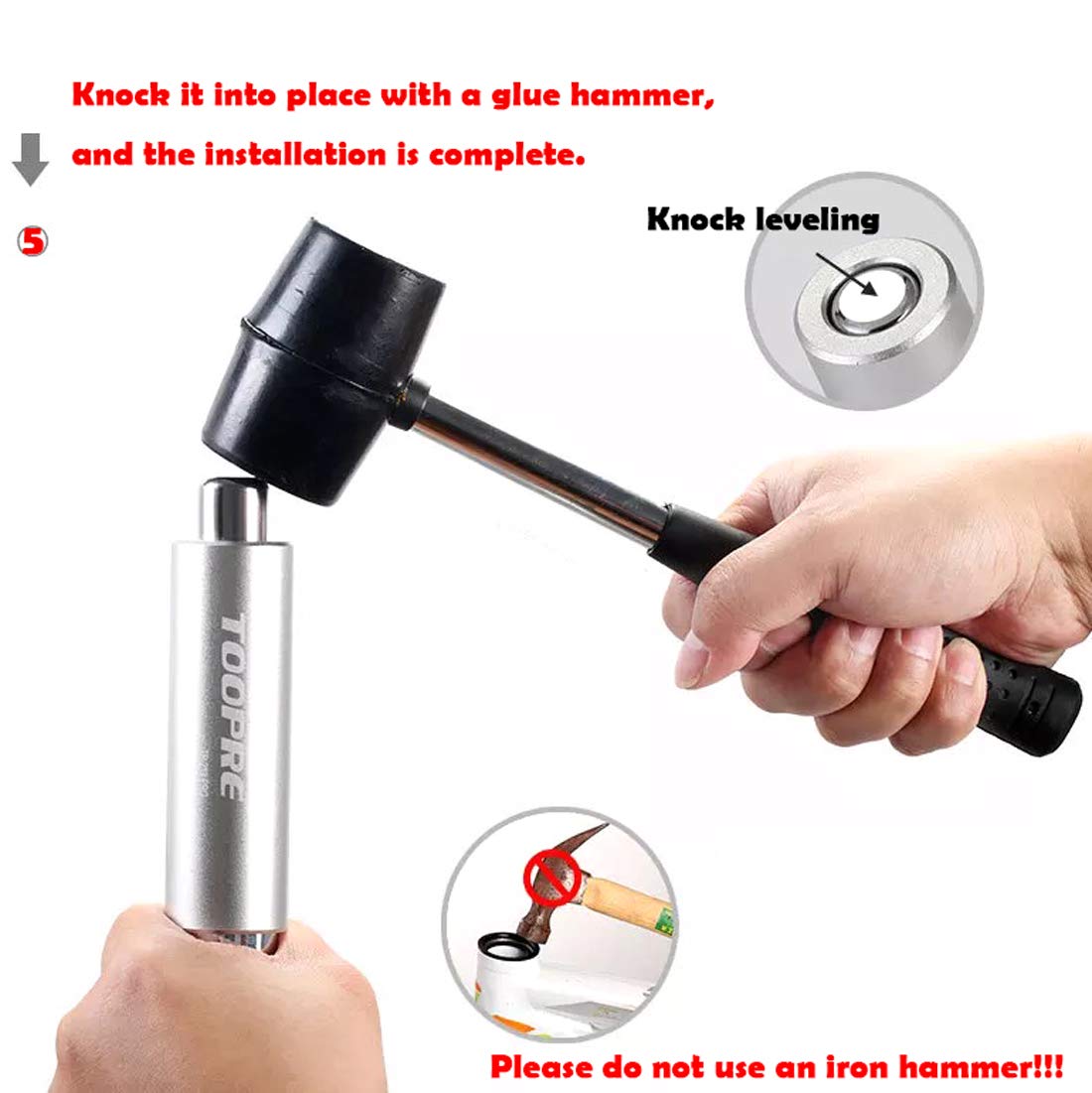 **Professional Bicycle Fork Star Nut Install Tool Kit - Compatible with 7/8