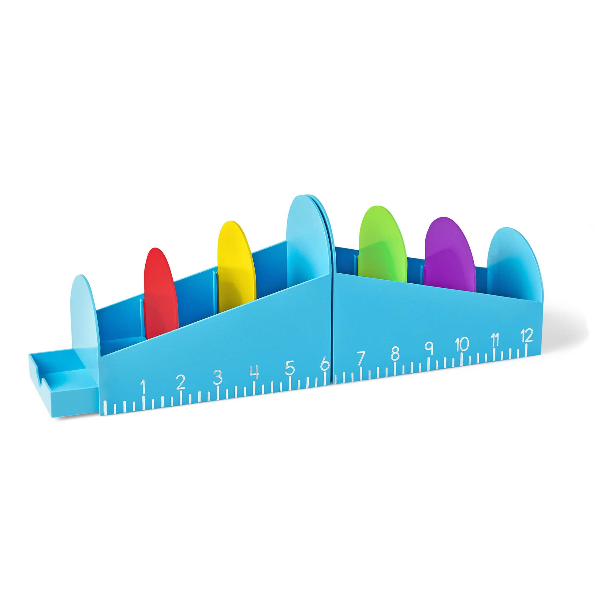 hand2mind Junior Flexible Desk Organizer - Modular Desktop Storage for School & Office Supplies | Pencil Holder, Drawer Organizer & Teacher Accessories | Perfect for Classroom, Home Office & Study Spaces