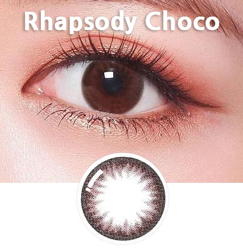 Clalen Iris Rhapsody Colored Contact Lenses (40pcs) - Choco, Soul Brown, Latin Hazel, Jazz Black - Daily Disposable Circle Lenses for Natural Eye Enlargement & Enhanced Beauty - Perfect for Cosplay, Halloween, Parties & Daily Wear