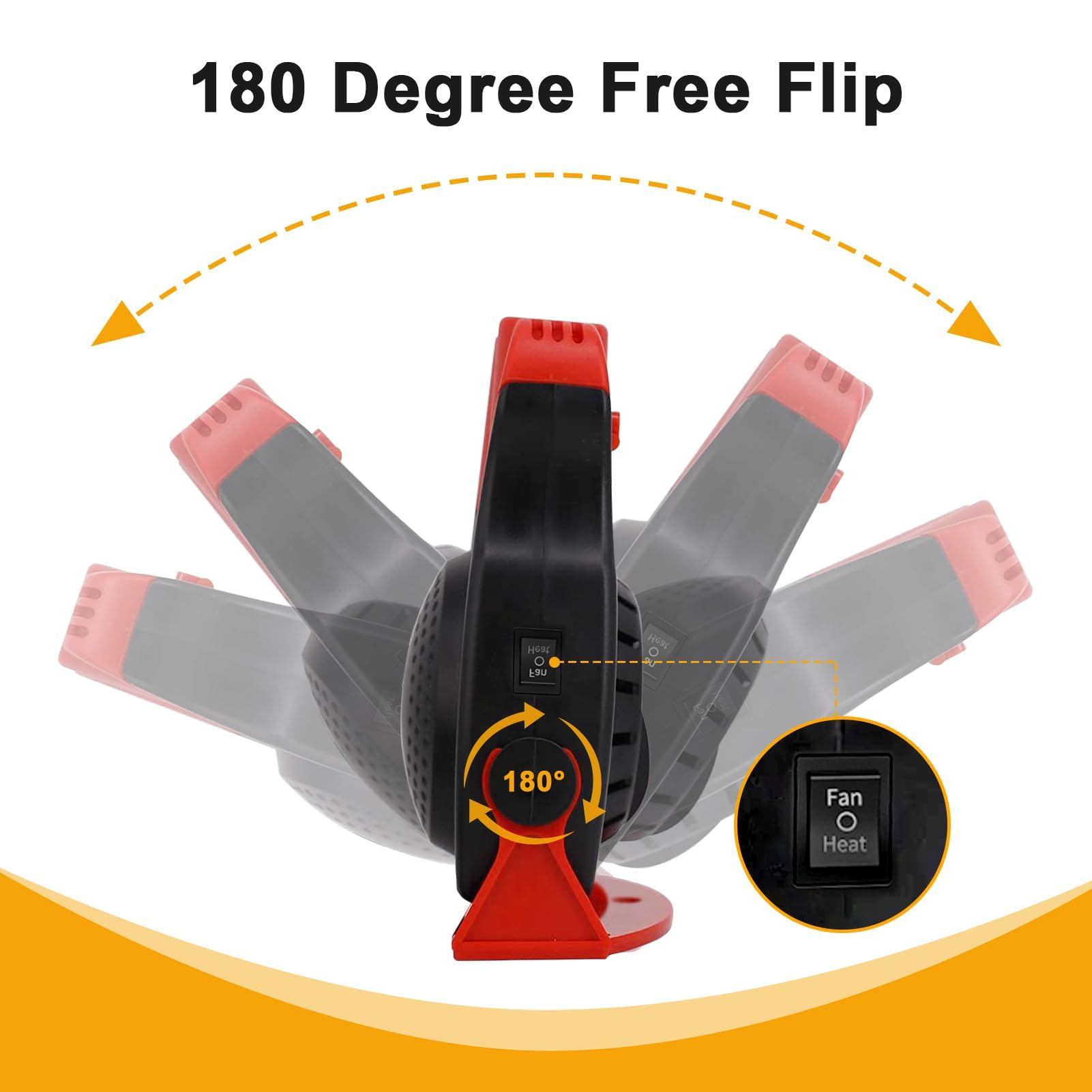 12V Car Heater for Vehicle - Fast Heating 2-in-1 Defrost Defogger, Cigarette Lighter Plug-in, Ideal for Winter Driving and Cabin Warm-Up