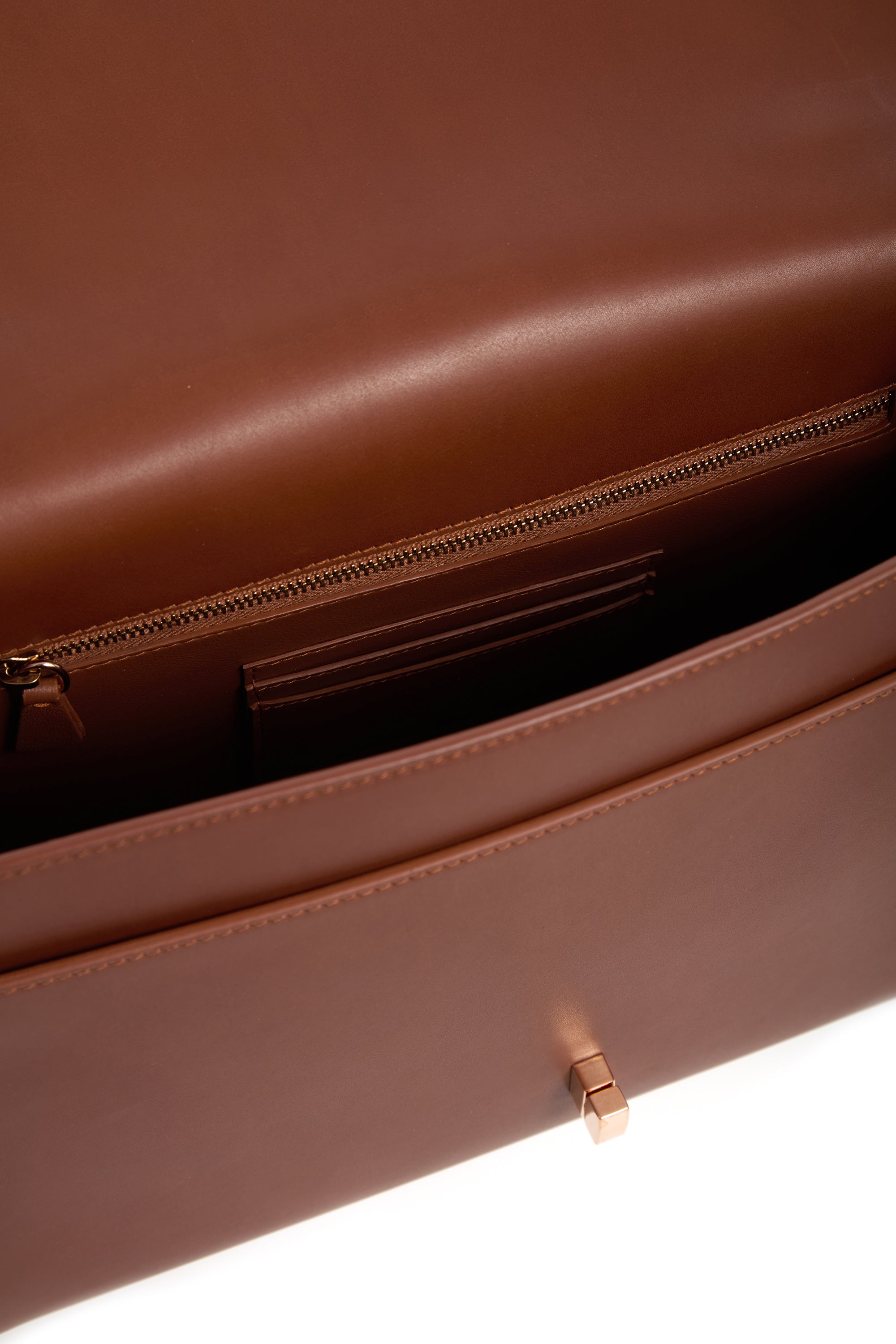 Premium Large Leonora Flap Bag in Genuine Cognac Leather - Stylish Women's Shoulder Handbag for Work, Travel & Everyday Use
