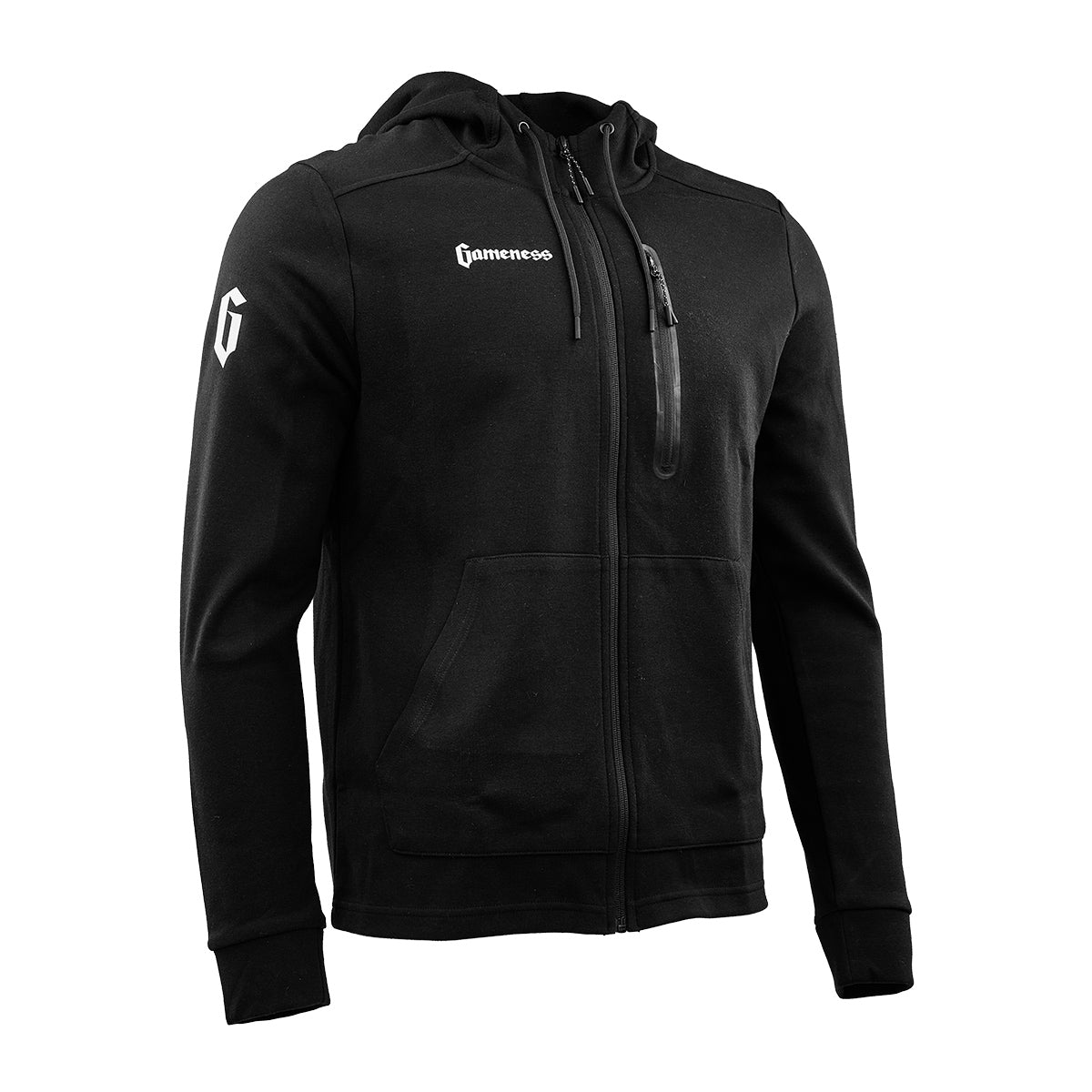 Gameness Men's Zip Front Hoodie - Lightweight Athletic Pullover for Training & Casual Wear | Gym, Running, Street Style