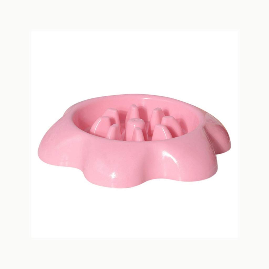 ZSQAI Slow Feeder Dog Bowl - Interactive Pet Food Dish for Small & Medium Dogs - Anti-Bloating & Portion Control - Fun Mealtime Puzzle Toy (Pink) - Perfect for Fast Eaters & Mealtime Enrichment